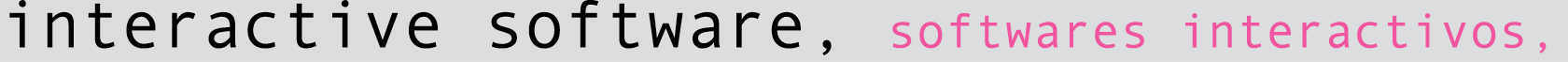 interactive software, softwares interactivos, 