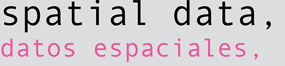 spatial data, datos espaciales,